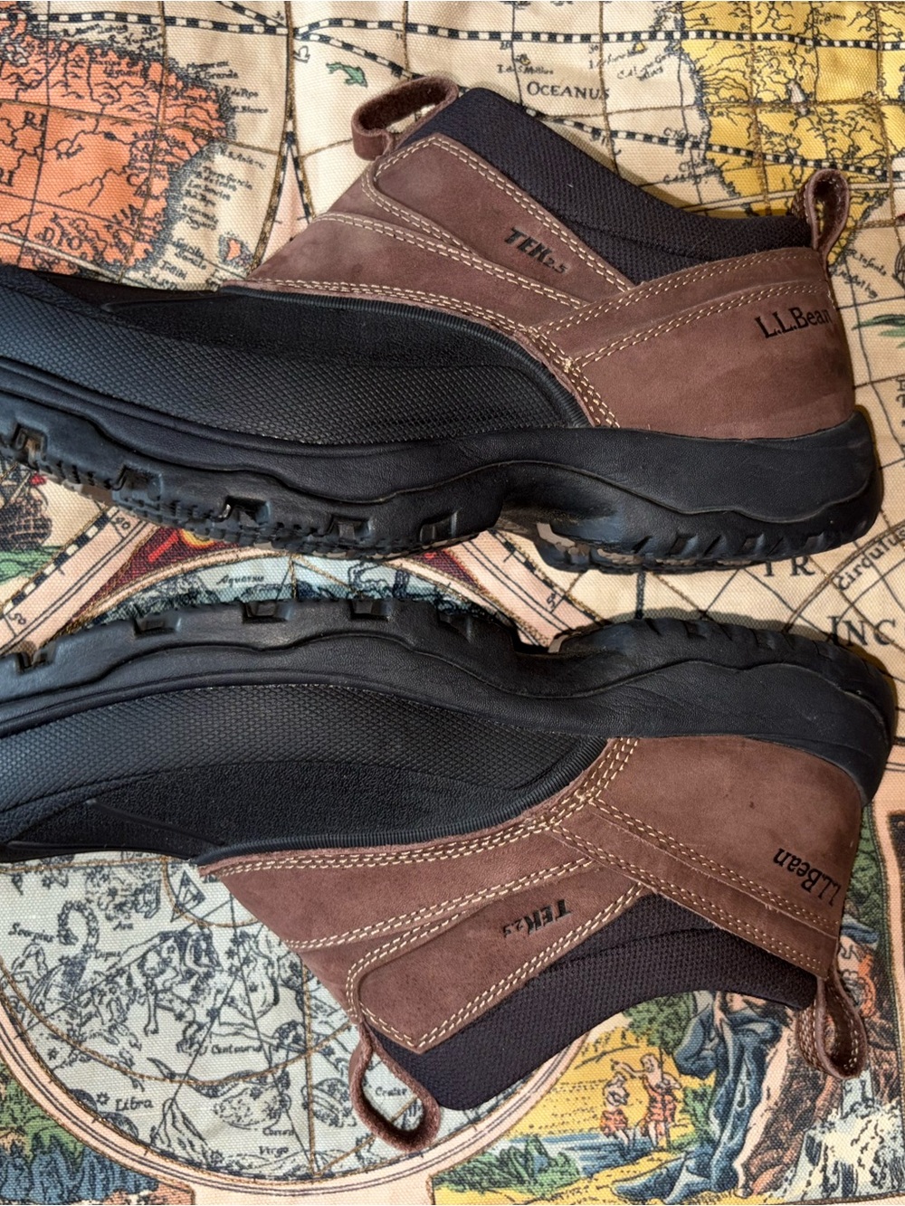 L.L. Bean Brown and Black Slip-On Duck Boots - Picture 4 of 4